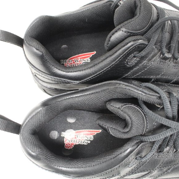 Red Wing Shoes NWOT Men's 12 e2 Black Oxford Aluminum Toe 6337 Lace Up Safety - Picture 9 of 15